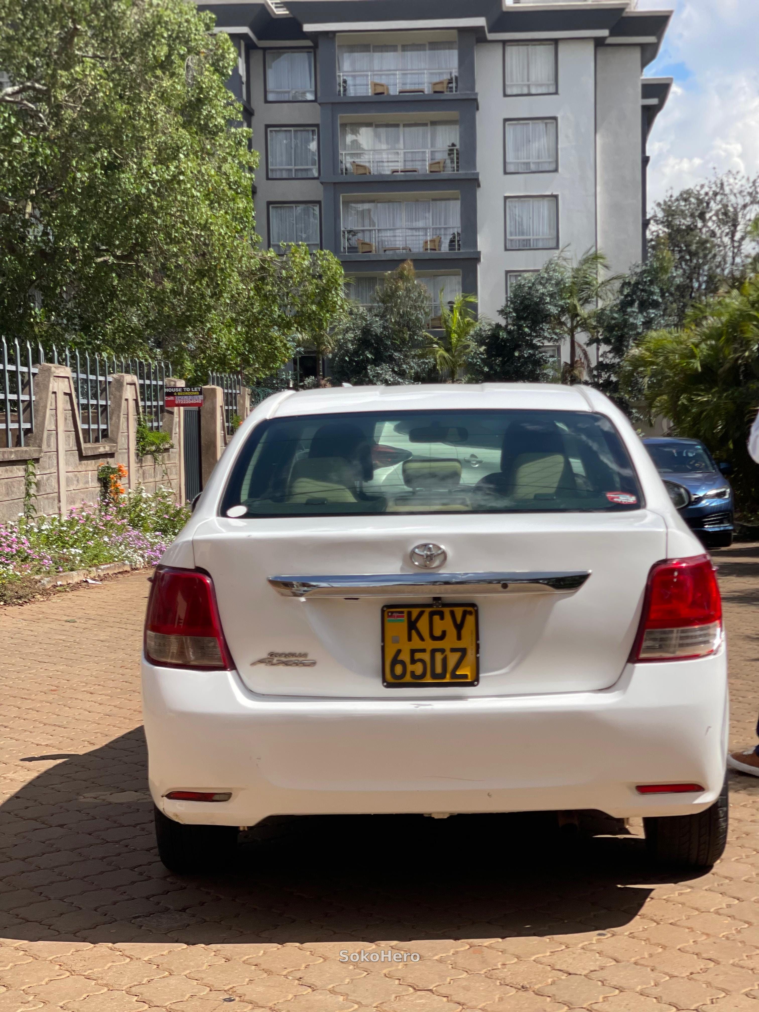 Toyota Axio 2013 — Locally Used listing — KES 930,000